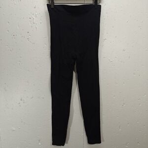 Blanqi Womens‎ L Black Leggings Maternity Everyday Belly Support